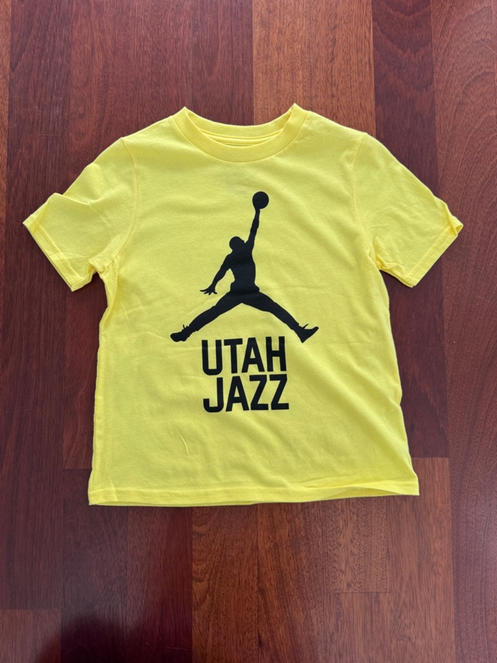 Nike Kids Yellow Utah Jazz Graphic Tee